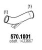 SCANI 1433667 Exhaust Pipe